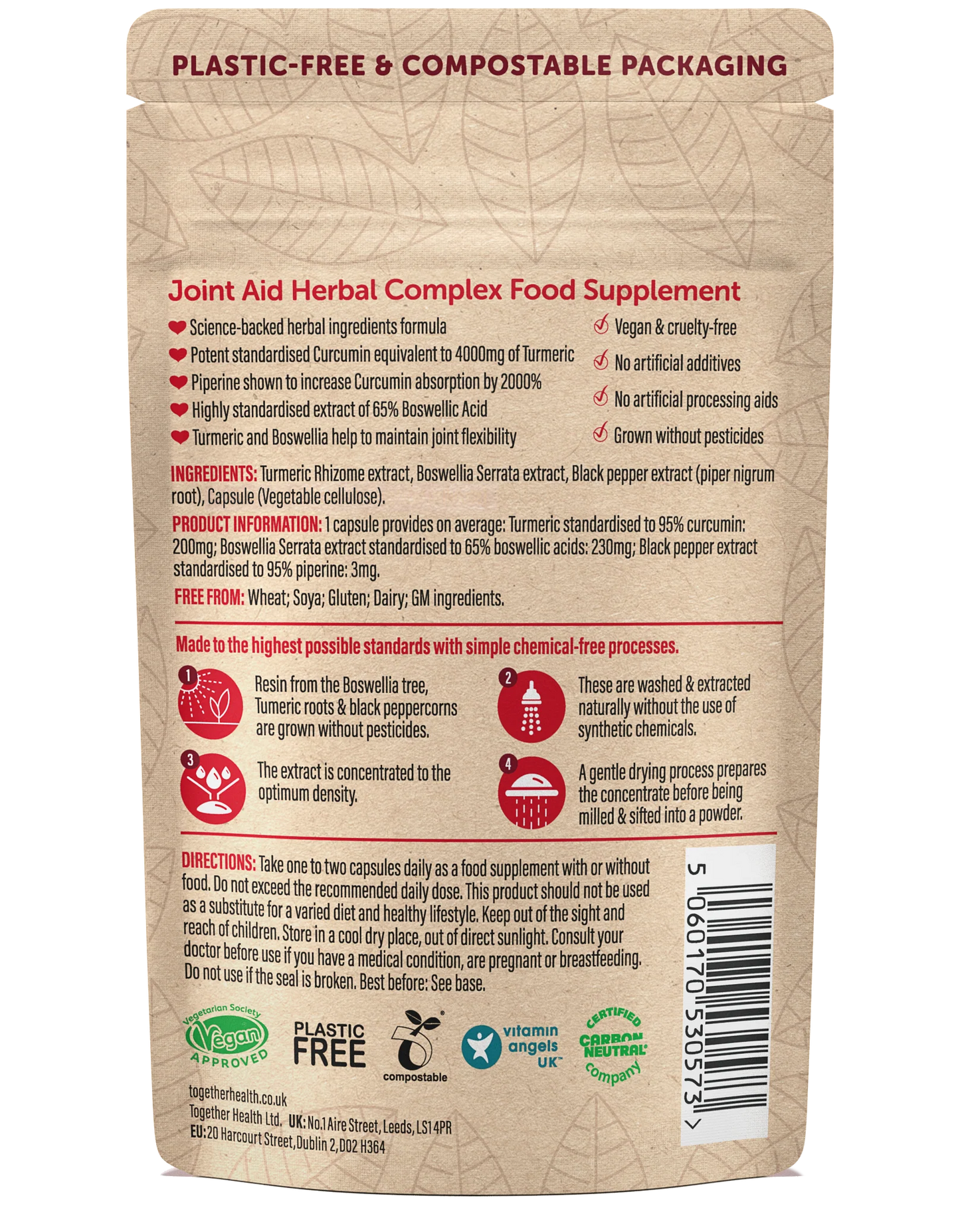 Together Health - Turmeric & Boswellia Joint Formula - 30 capsules