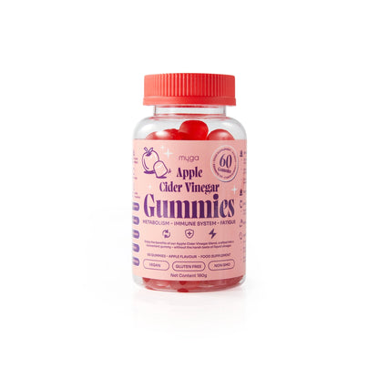 Myga Apple Cider Vinegar Gummies – Apple Flavour Metabolism & Energy Support