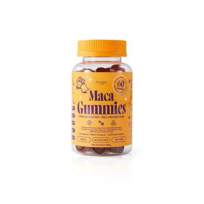 Myga Maca Gummies – Vegan Berry Energy & Balance Support
