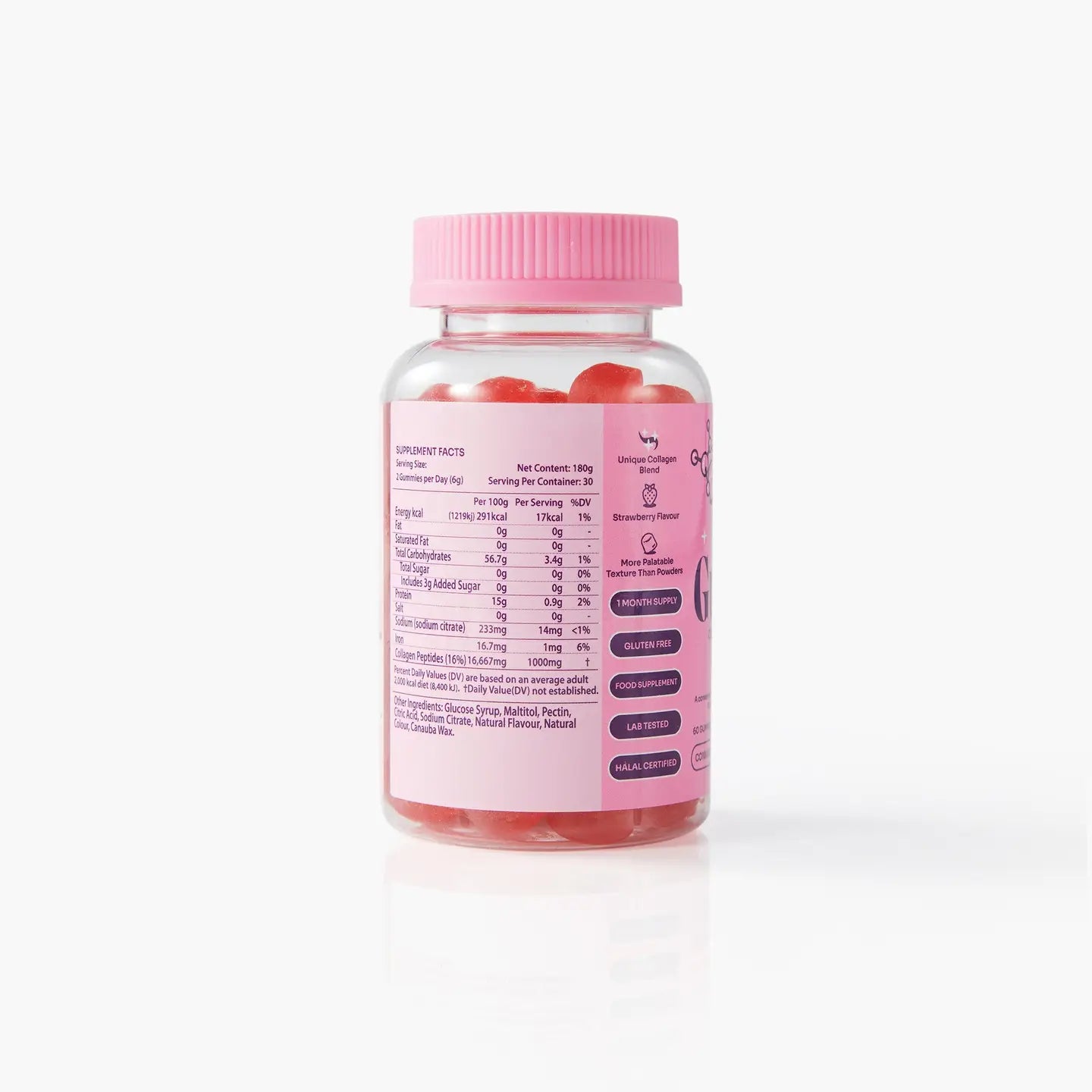 Myga Collagen Gummies – Strawberry Beauty & Energy Boost