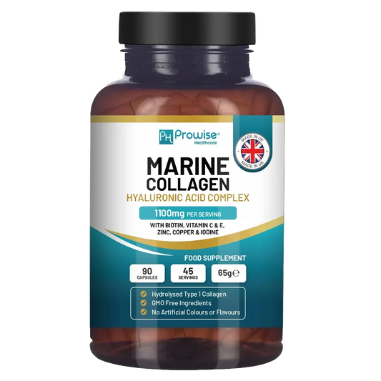 Prowise Marine Collagen with Hyaluronic Acid Complex 1100mg  90 Capsules