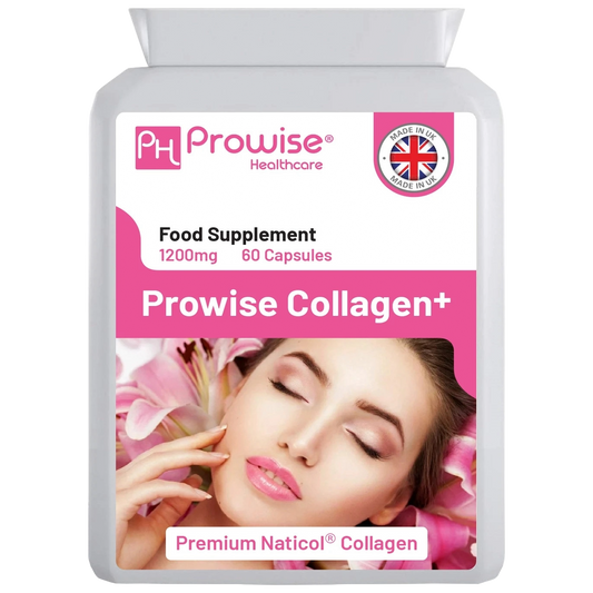 Marine Collagen+ 1200mg – 60 Capsules | UK Made by Prowise