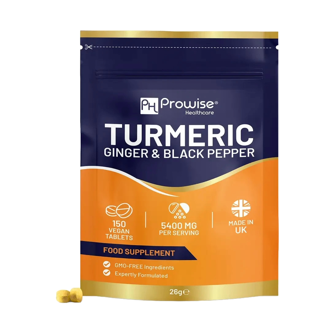Turmeric Tablets 5400mg with Black Pepper, Ginger
