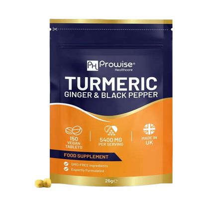 Turmeric Tablets 5400mg with Black Pepper, Ginger
