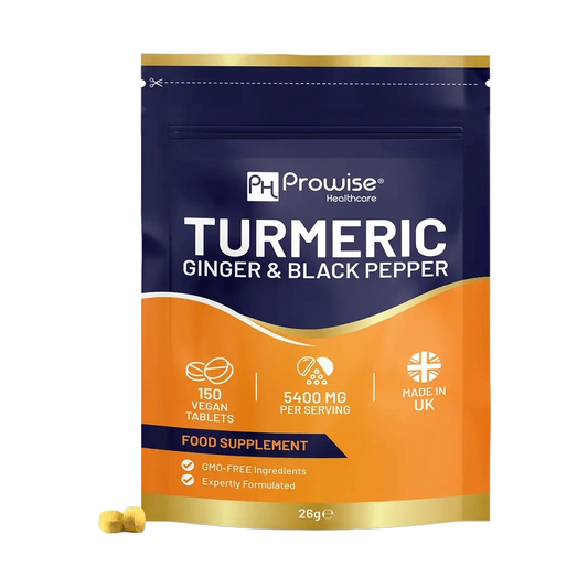 Turmeric Tablets 5400mg with Black Pepper, Ginger