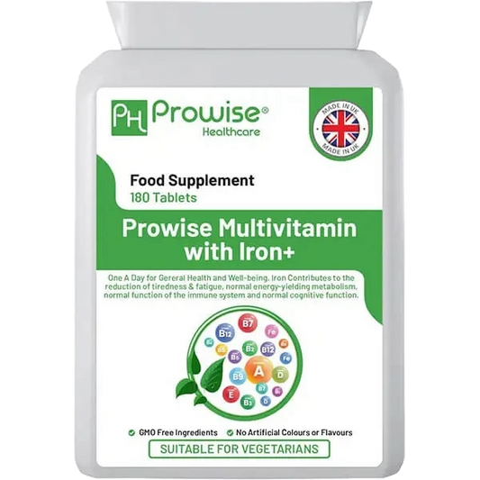 Multivitamin & Iron 180 Tablets (6 Months Dose) Immune Support by Prowise