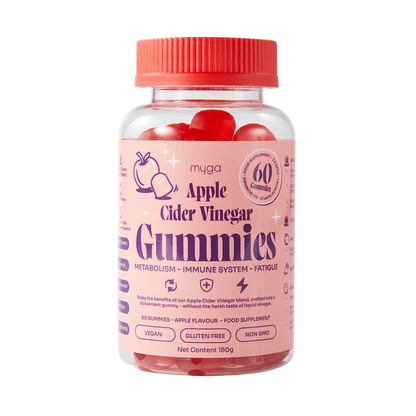 Myga Apple Cider Vinegar Gummies – Apple Flavour Metabolism & Energy Support