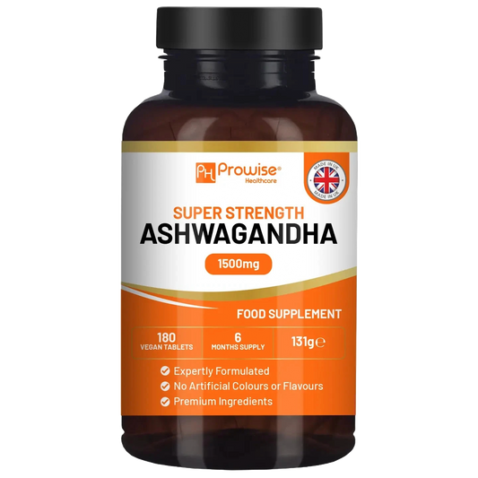 Ashwagandha 1500mg 180 Vegan Tablets
