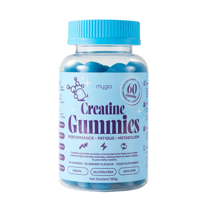 Myga Creatine Gummies – Blueberry Energy & Recovery Support
