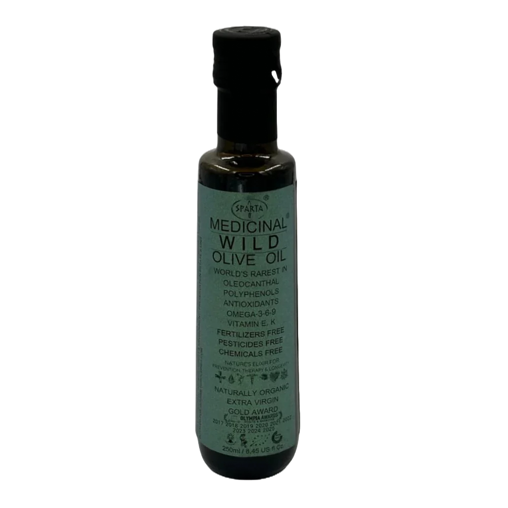 Sparta Green Label EVOO 2025/6 New Harvest Organic Wild Extra Virgin Olive Oil