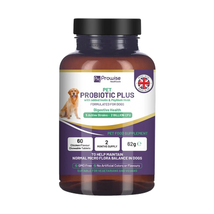Pet Probiotic Plus with Added Inulin & Psyllium Husk 2 Billi