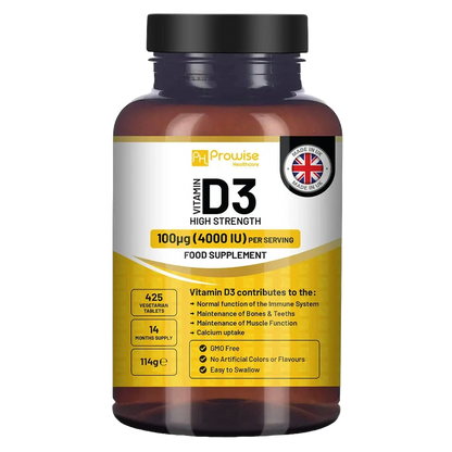 Vitamin D3 4000IU High Strength 425 Micro Tablets
