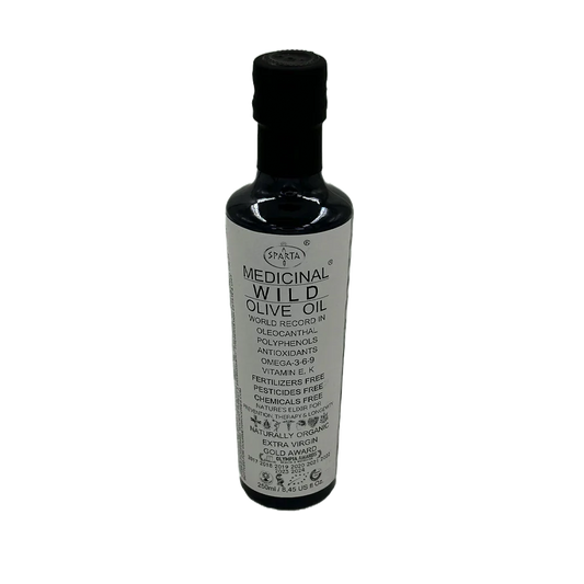 Sparta White Label - Medicinal Organic Wild Extra Virgin Olive Oil