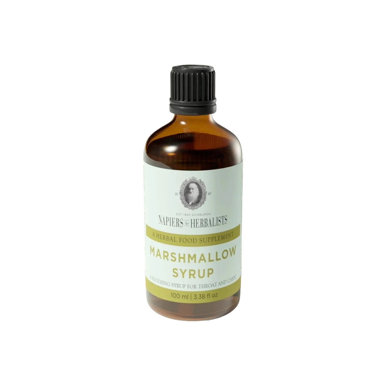 Napiers Marshmallow Syrup 100ml - Soothing Throat Chest & Irritable Stomach