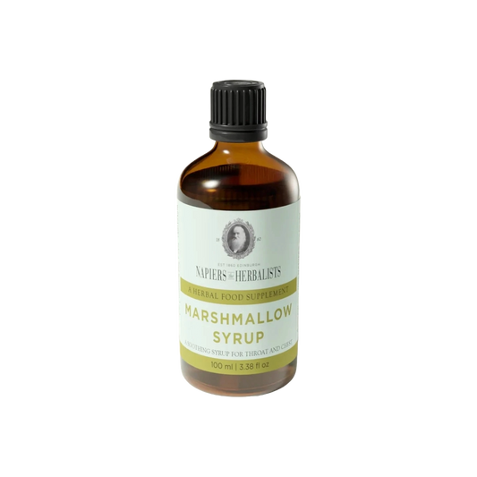 Napiers Marshmallow Syrup 100ml - Soothing Throat Chest & Irritable Stomach