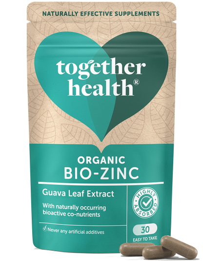 Together Health Organic Zinc from Guava Leaf - 15 mg - 30 Vegan Capsules