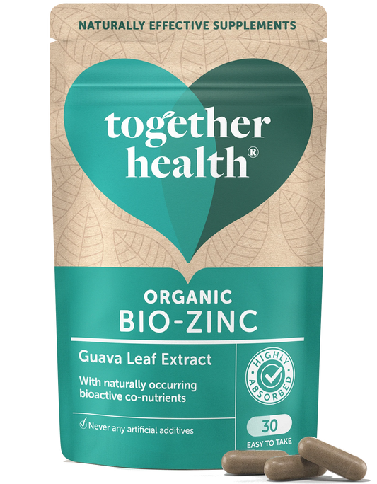 Together Health Organic Zinc from Guava Leaf - 15 mg - 30 Vegan Capsules