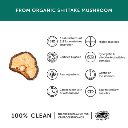 Together Health Organic Vitamin B12 from Mushrooms - 30 Capsules