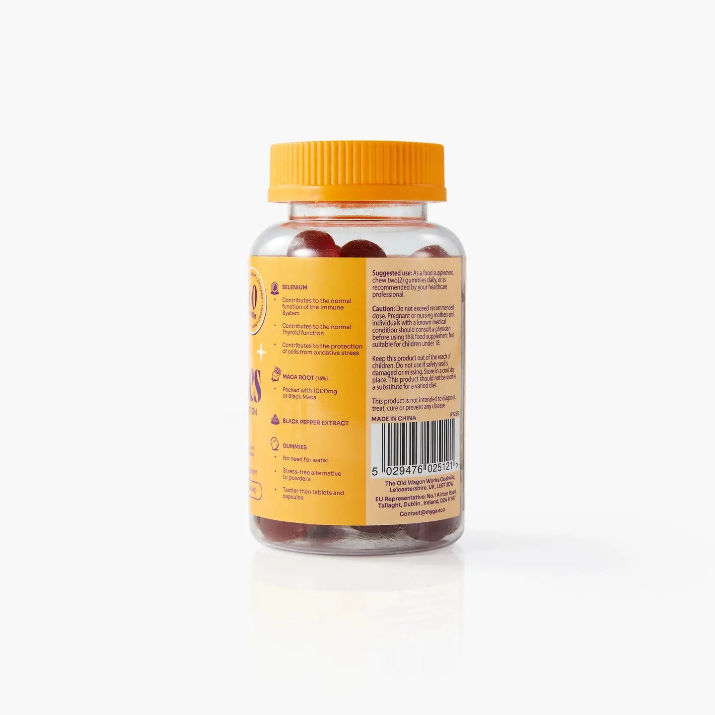 Myga Maca Gummies – Vegan Berry Energy & Balance Support