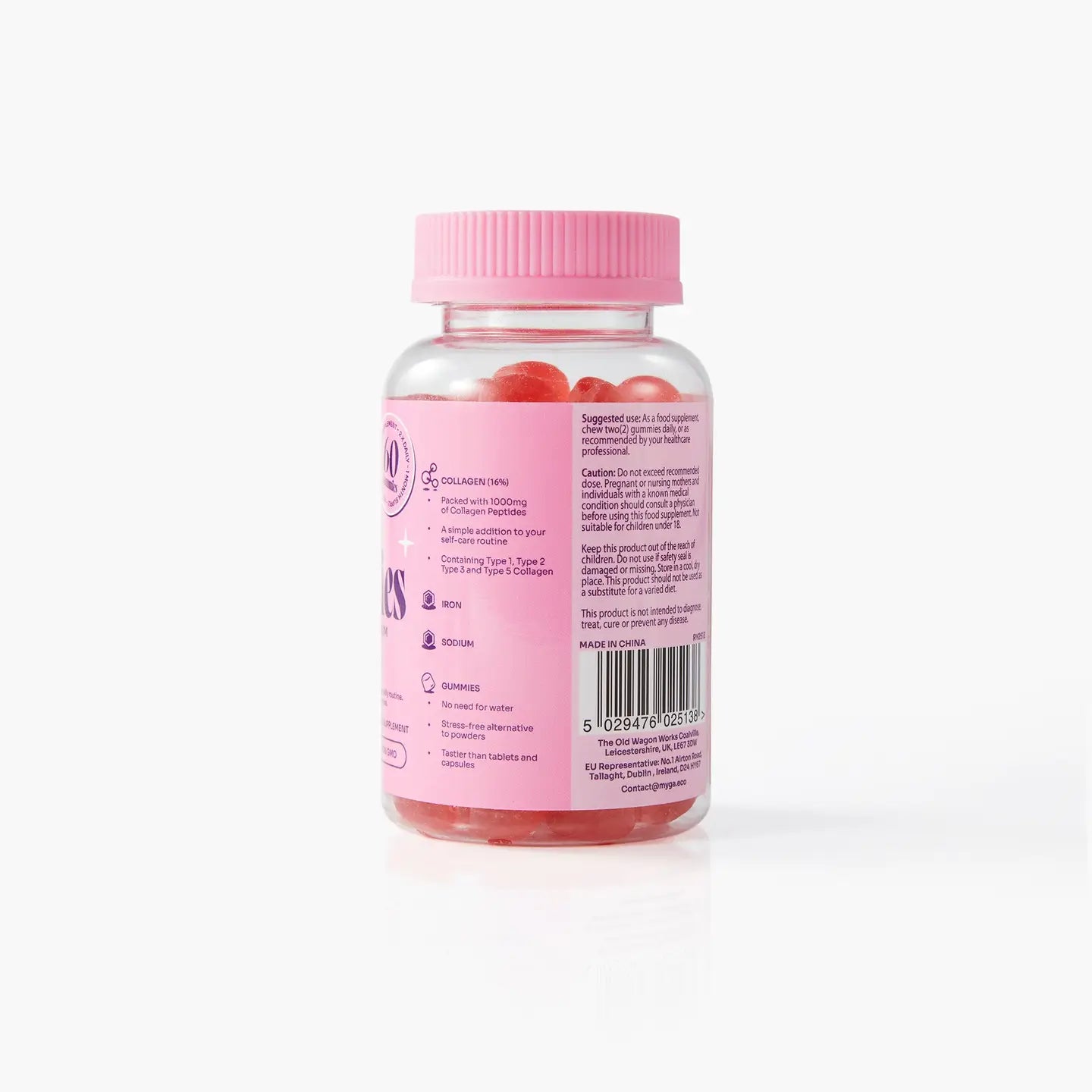 Myga Collagen Gummies – Strawberry Beauty & Energy Boost