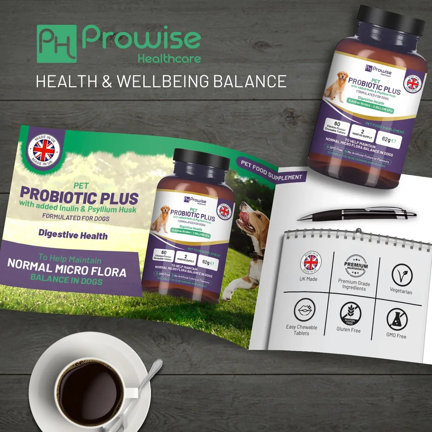 Pet Probiotic Plus with Added Inulin & Psyllium Husk 2 Billi