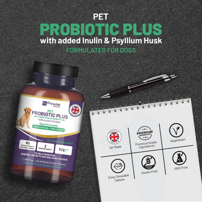 Pet Probiotic Plus with Added Inulin & Psyllium Husk 2 Billi