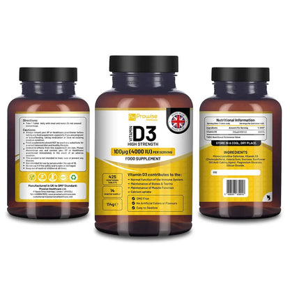 Vitamin D3 4000IU High Strength 425 Micro Tablets