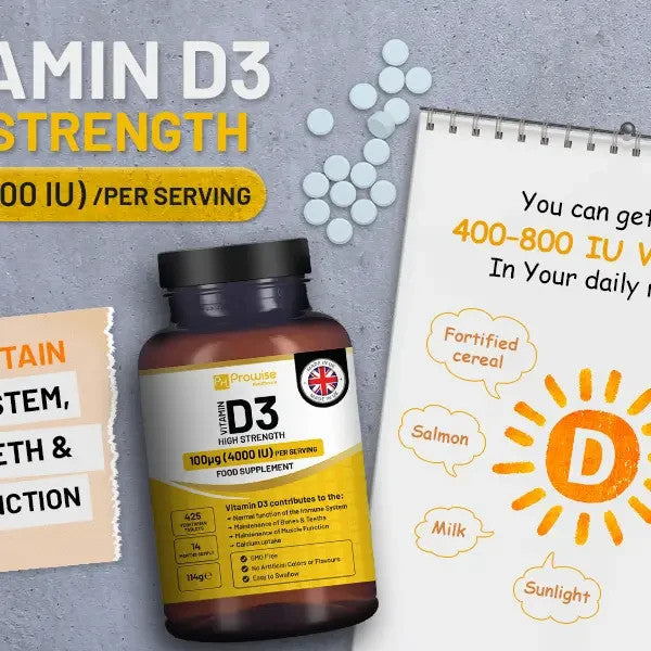 Vitamin D3 4000IU High Strength 425 Micro Tablets