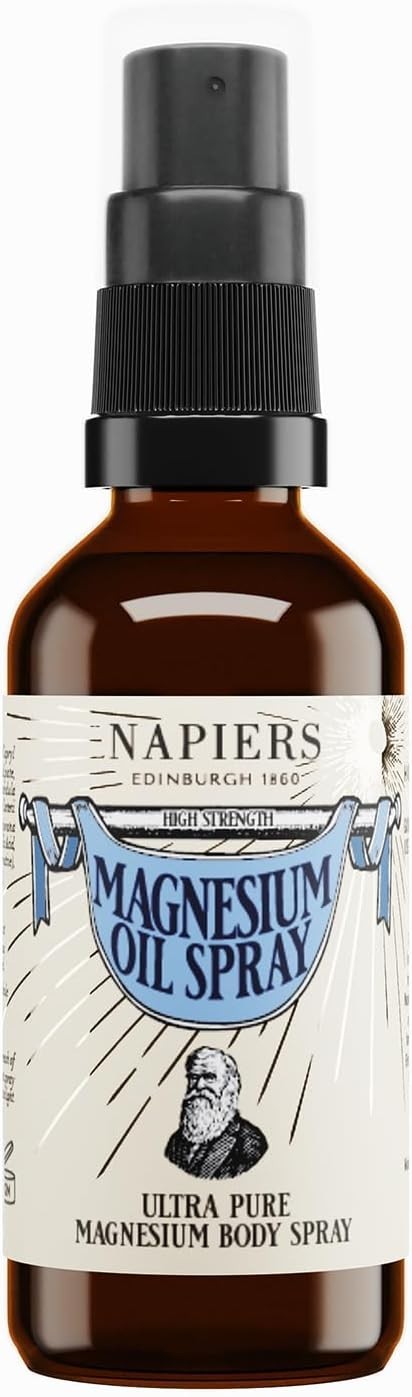 Napiers Magnesium Oil Spray - High Strength Body Spray For Muscles And Sleep