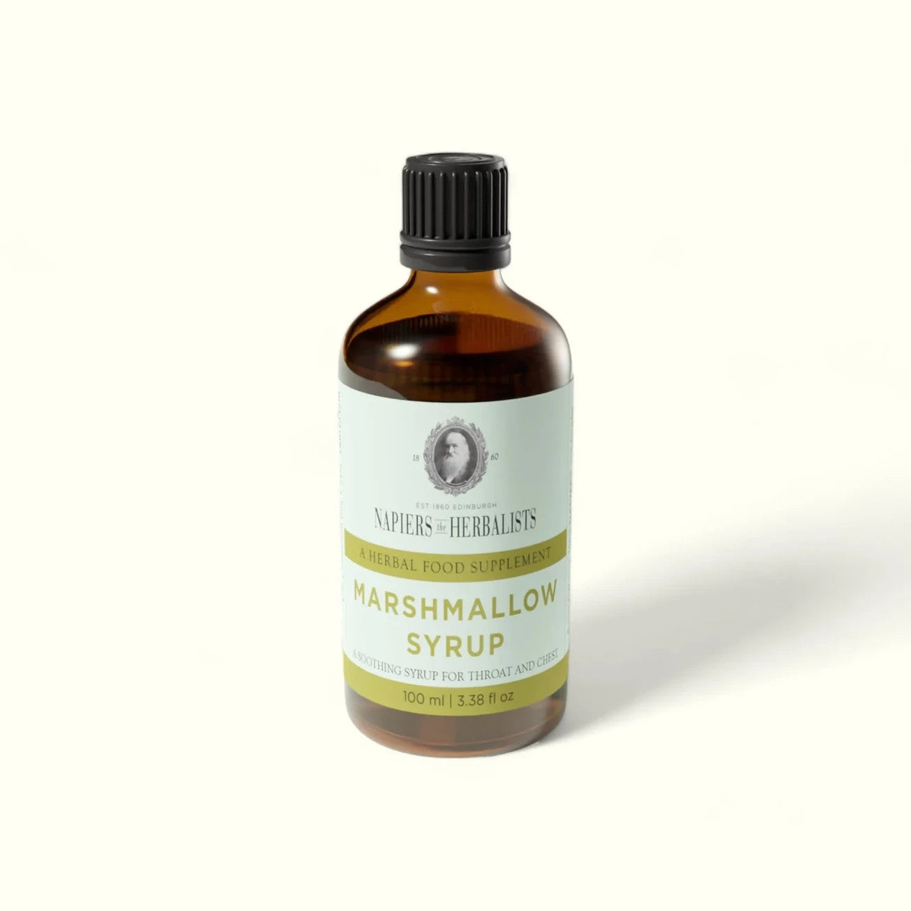 Napiers Marshmallow Syrup 100ml - Soothing Throat Chest & Irritable Stomach