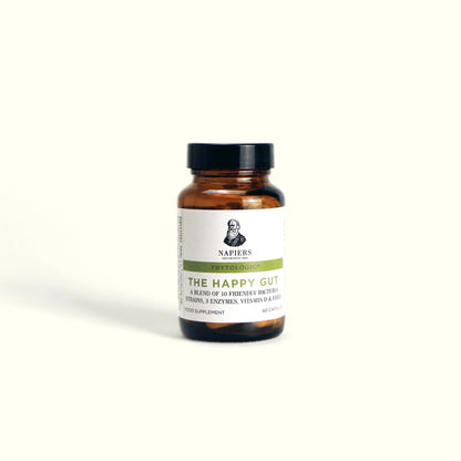 Napiers Phytologic Happy Gut 60 Caps - 20 Billion CFU Probiotics Digestive Enzym