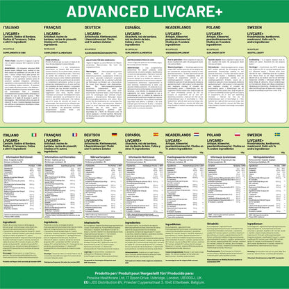 Advanced Livcare+ 60 Capsules Liver Cleanse Detox and Repair for Men and Women