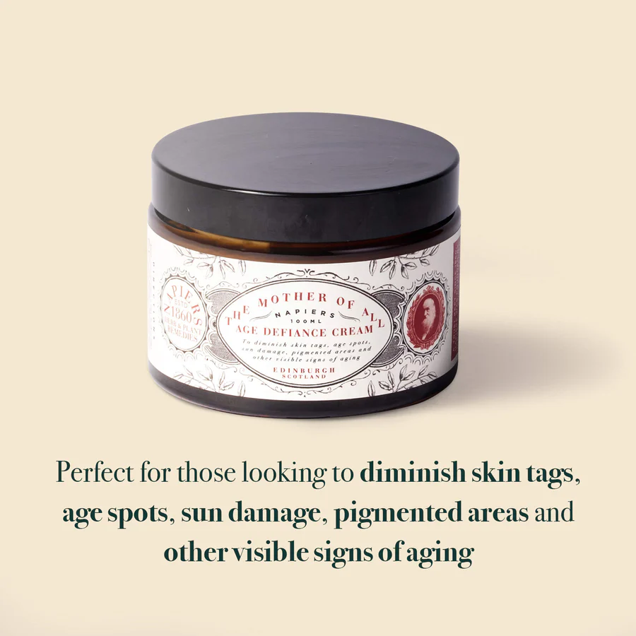 Napiers Age Defiance Cream - Hyaluronic Acid & Vitamin C - Natural Face Lift