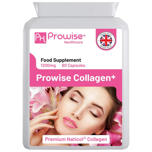 Marine Collagen+ 1200mg – 60 Capsules | UK Made by Prowise