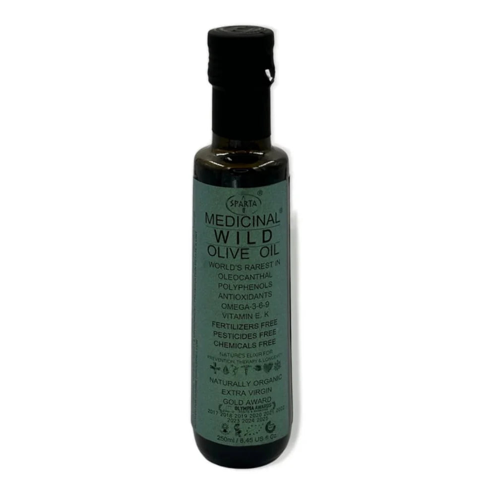 Sparta Green Label EVOO 2025/6 New Harvest Organic Wild Extra Virgin Olive Oil